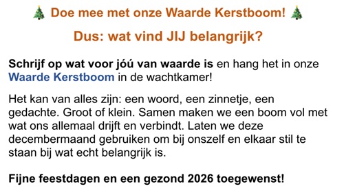 20251215 Waardekerstboom Gezondheidscentrum